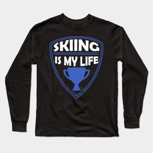 Skiing is my Life Gift Long Sleeve T-Shirt